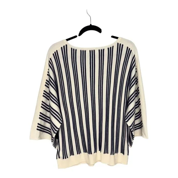 LIVERPOOL LOS ANGELES | Navy Striped Dolman Top – Size M NWT - Picture 2 of 12
